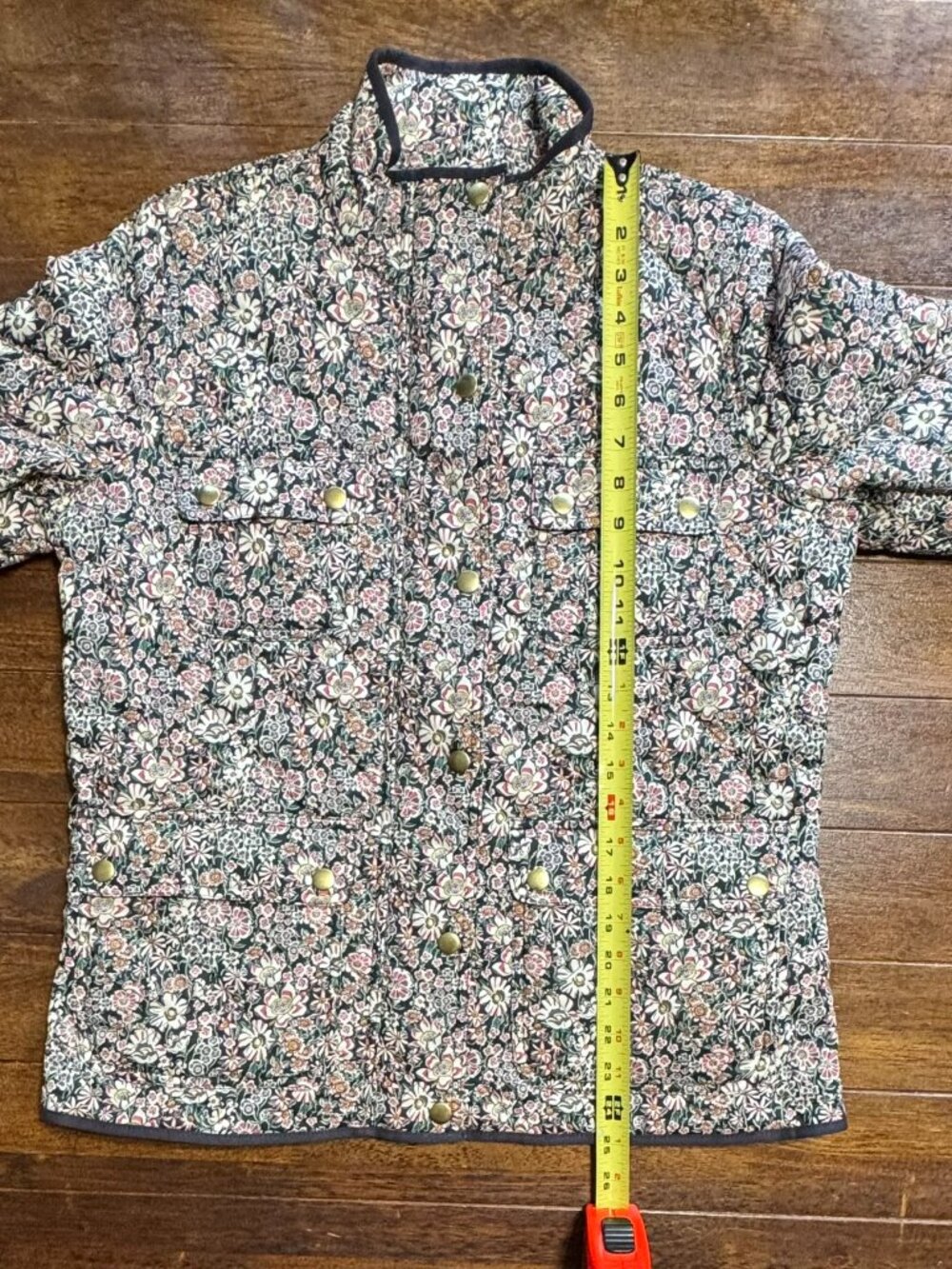 J.Crew Quilted Downtown Field Jacket Liberty Garden Floral Print NWT Womens Med - Picture 6 of 13